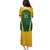 Custom South Africa Cricket Puletasi Go Champions Protea Pattern LT05 - Wonder Print Shop