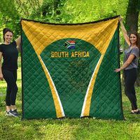 South Africa Cricket Quilt Go Champions Protea Pattern LT05 - Wonder Print Shop