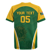 Custom South Africa Cricket Rugby Jersey Go Champions Protea Pattern LT05 - Wonder Print Shop