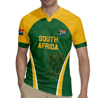 Custom South Africa Cricket Rugby Jersey Go Champions Protea Pattern LT05 - Wonder Print Shop