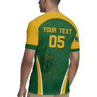 Custom South Africa Cricket Rugby Jersey Go Champions Protea Pattern LT05 - Wonder Print Shop