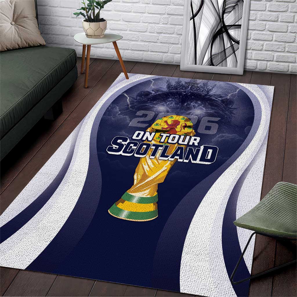 Scotland Football 2026 Area Rug Scotland On Tour Trophy Style - Wonder Print Shop