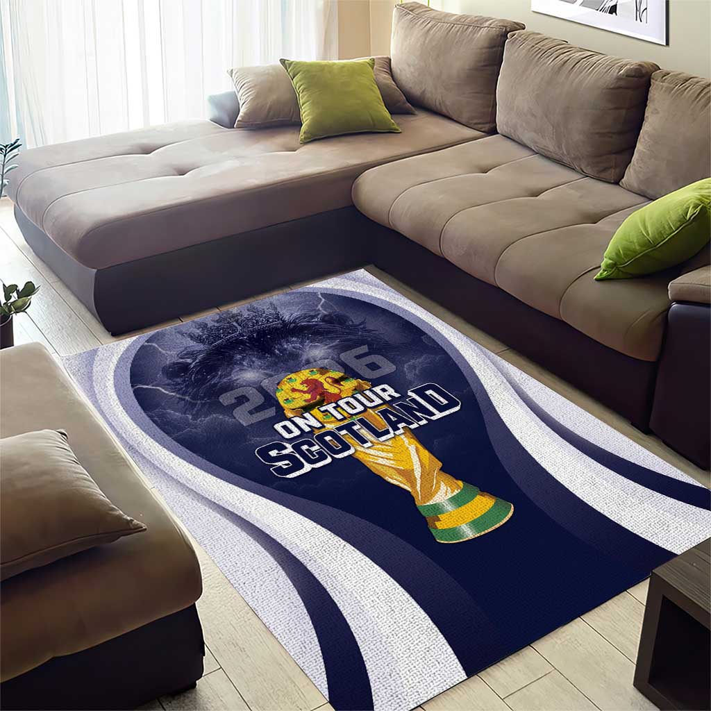 Scotland Football 2026 Area Rug Scotland On Tour Trophy Style - Wonder Print Shop
