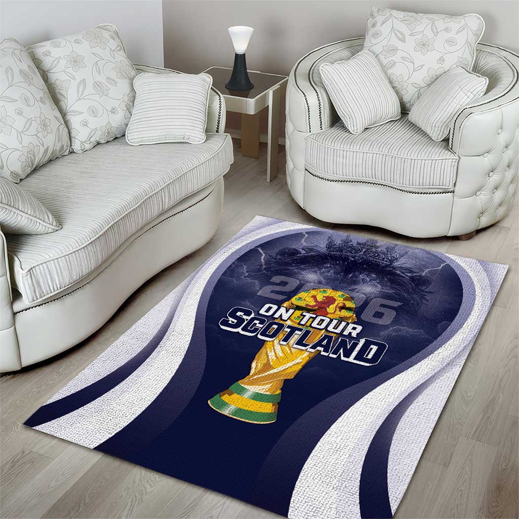 Scotland Football 2026 Area Rug Scotland On Tour Trophy Style - Wonder Print Shop