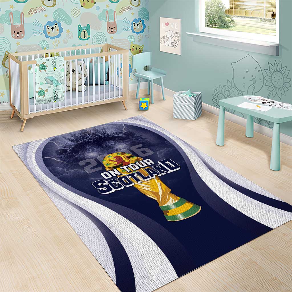 Scotland Football 2026 Area Rug Scotland On Tour Trophy Style - Wonder Print Shop