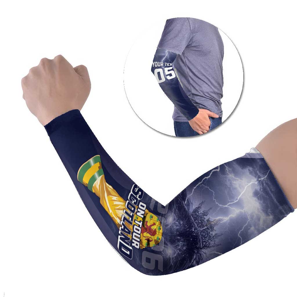 Custom Scotland Football 2026 Arm Sleeves Scotland On Tour Trophy Style - Wonder Print Shop