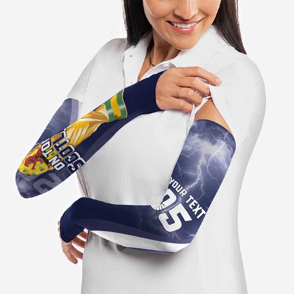 Custom Scotland Football 2026 Arm Sleeves Scotland On Tour Trophy Style - Wonder Print Shop