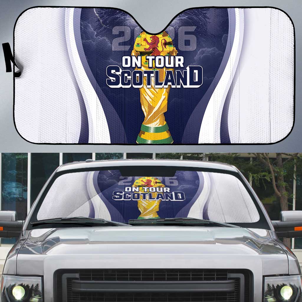 Scotland Football 2026 Auto Sun Shade Scotland On Tour Trophy Style - Wonder Print Shop