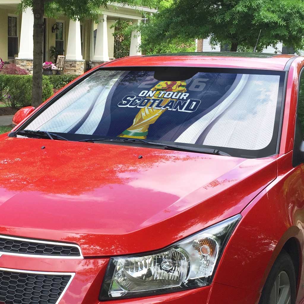 Scotland Football 2026 Auto Sun Shade Scotland On Tour Trophy Style - Wonder Print Shop