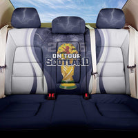 Scotland Football 2026 Back Car Seat Cover Scotland On Tour Trophy Style - Wonder Print Shop