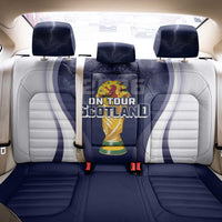 Scotland Football 2026 Back Car Seat Cover Scotland On Tour Trophy Style - Wonder Print Shop