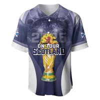 Custom Scotland Football 2026 Baseball Jersey Scotland On Tour Trophy Style - Wonder Print Shop
