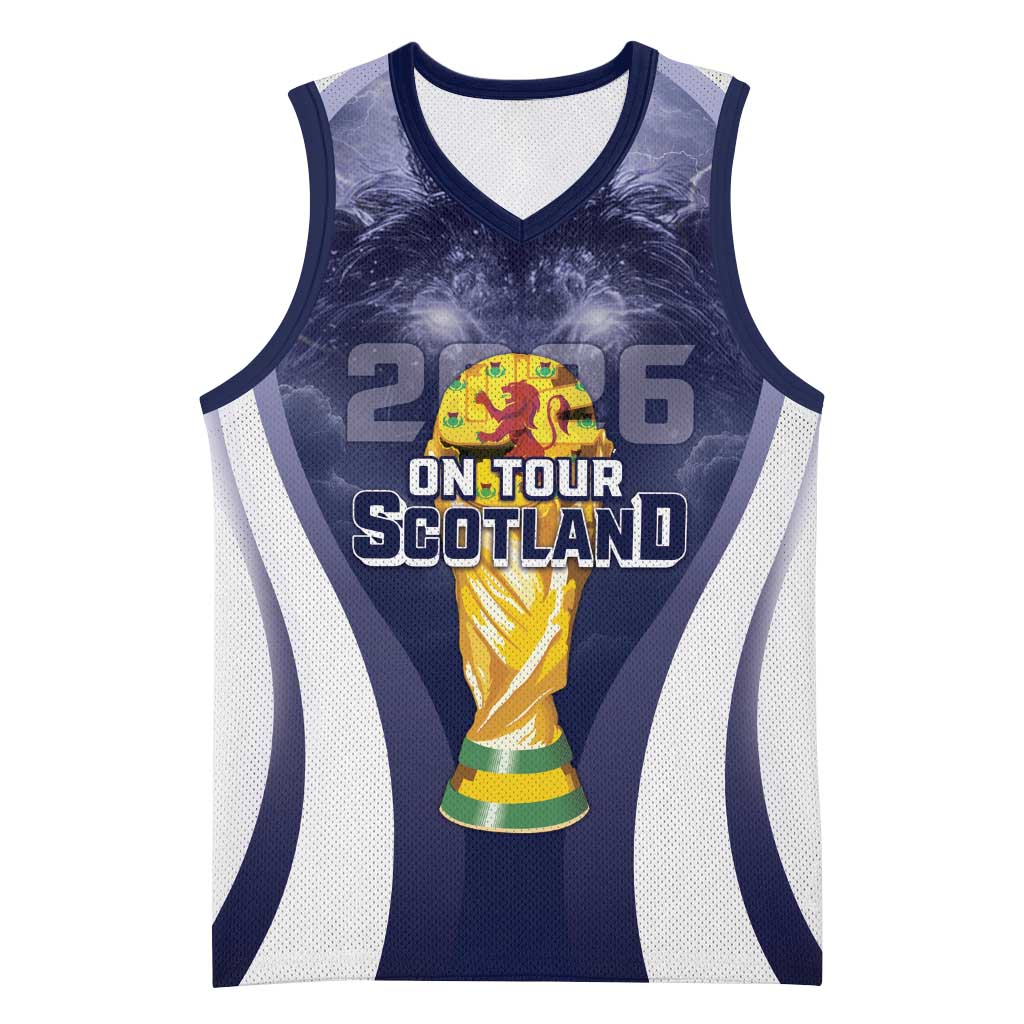 Custom Scotland Football 2026 Basketball Jersey Scotland On Tour Trophy Style - Wonder Print Shop