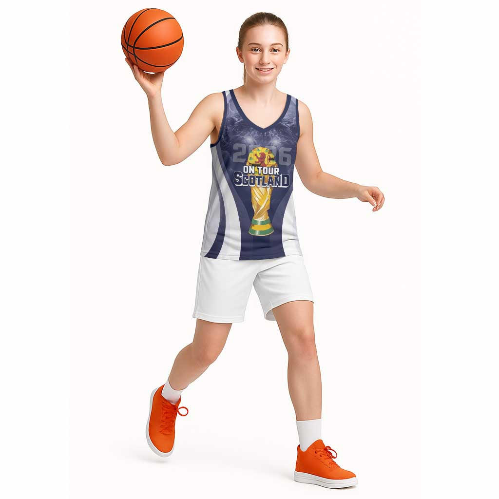 Custom Scotland Football 2026 Basketball Jersey Scotland On Tour Trophy Style - Wonder Print Shop