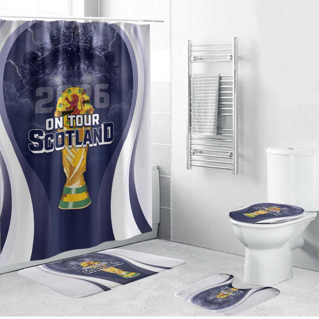Scotland Football 2026 Bathroom Set Scotland On Tour Trophy Style - Wonder Print Shop