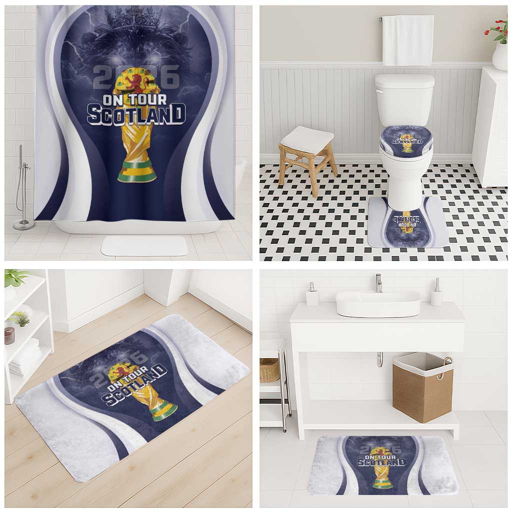 Scotland Football 2026 Bathroom Set Scotland On Tour Trophy Style - Wonder Print Shop
