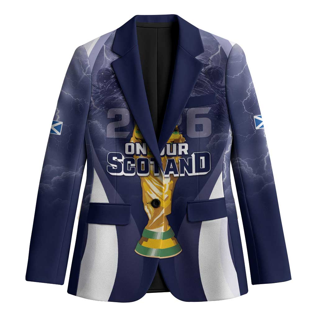 Custom Scotland Football 2026 Blazer Scotland On Tour Trophy Style - Wonder Print Shop