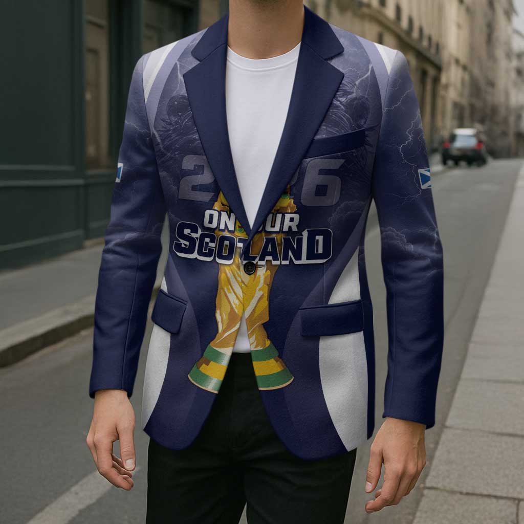 Custom Scotland Football 2026 Blazer Scotland On Tour Trophy Style - Wonder Print Shop