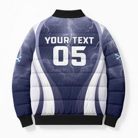 Custom Scotland Football 2026 Bomber Puffer Jacket Scotland On Tour Trophy Style - Wonder Print Shop