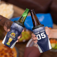 Custom Scotland Football 2026 4 in 1 Can Cooler Tumbler Scotland On Tour Trophy Style - Wonder Print Shop