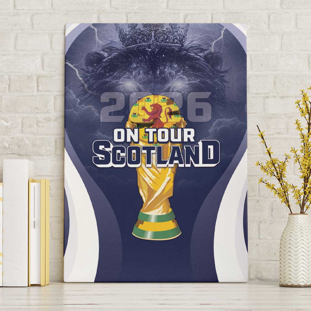 Scotland Football 2026 Canvas Wall Art Scotland On Tour Trophy Style - Wonder Print Shop
