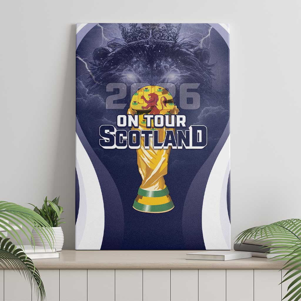 Scotland Football 2026 Canvas Wall Art Scotland On Tour Trophy Style - Wonder Print Shop