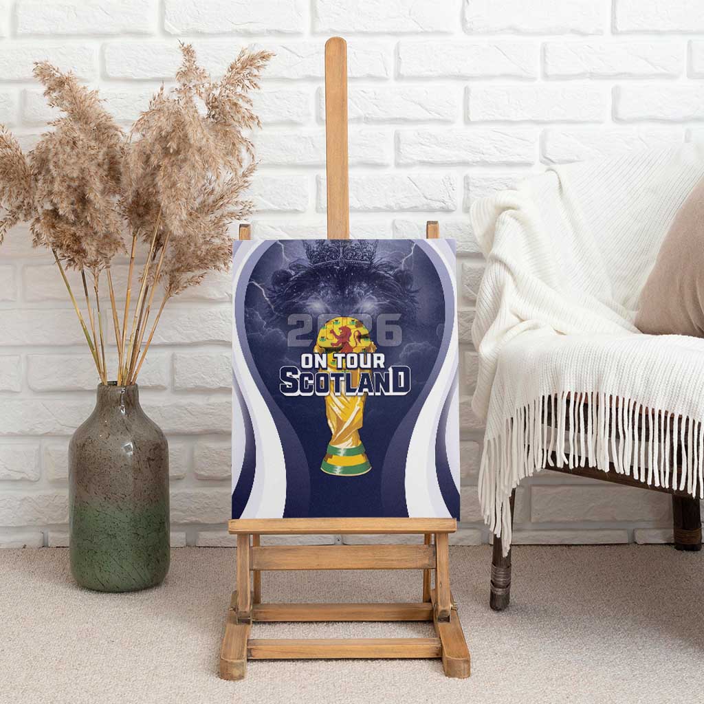 Scotland Football 2026 Canvas Wall Art Scotland On Tour Trophy Style - Wonder Print Shop