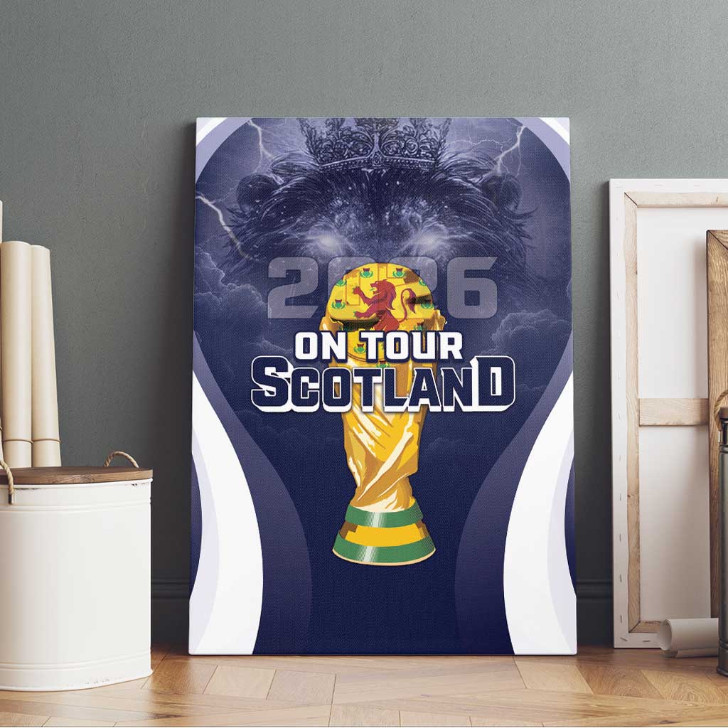 Scotland Football 2026 Canvas Wall Art Scotland On Tour Trophy Style - Wonder Print Shop
