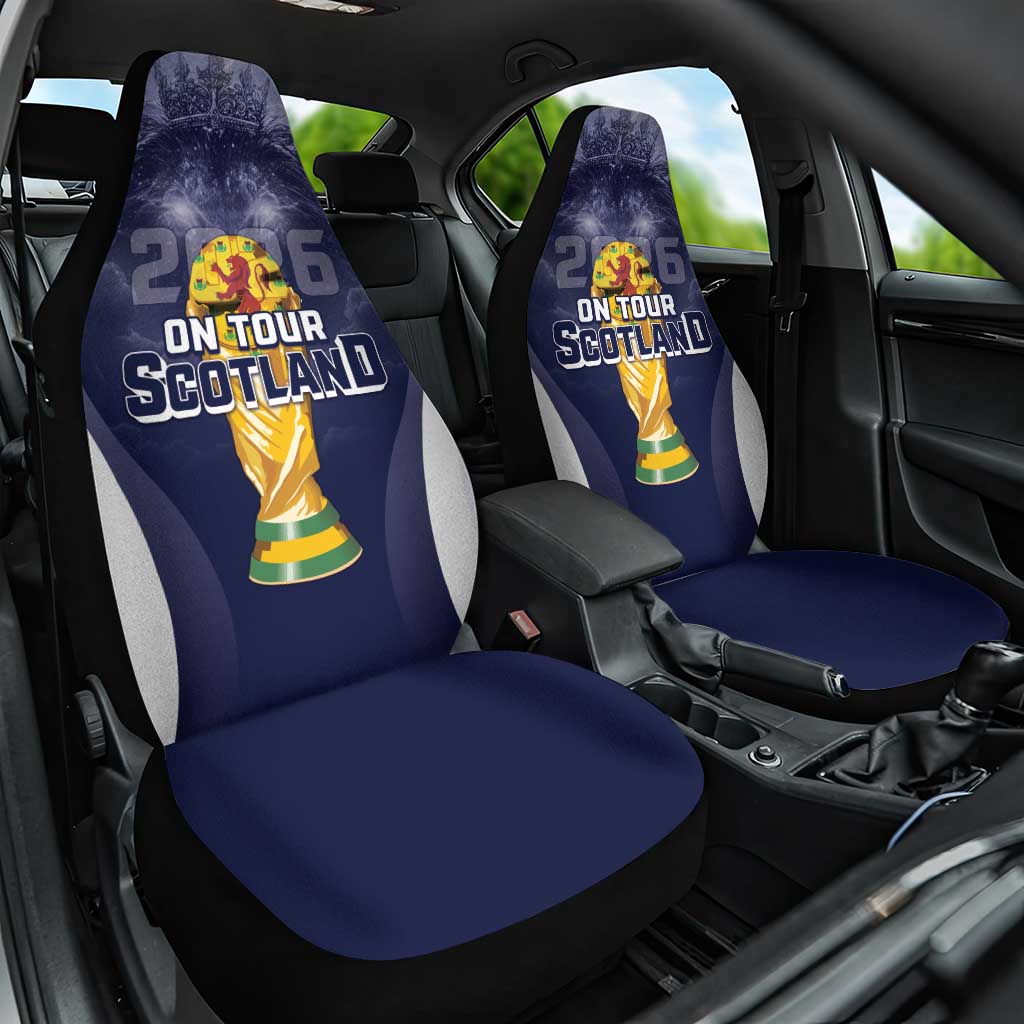 Scotland Football 2026 Car Seat Cover Scotland On Tour Trophy Style - Wonder Print Shop