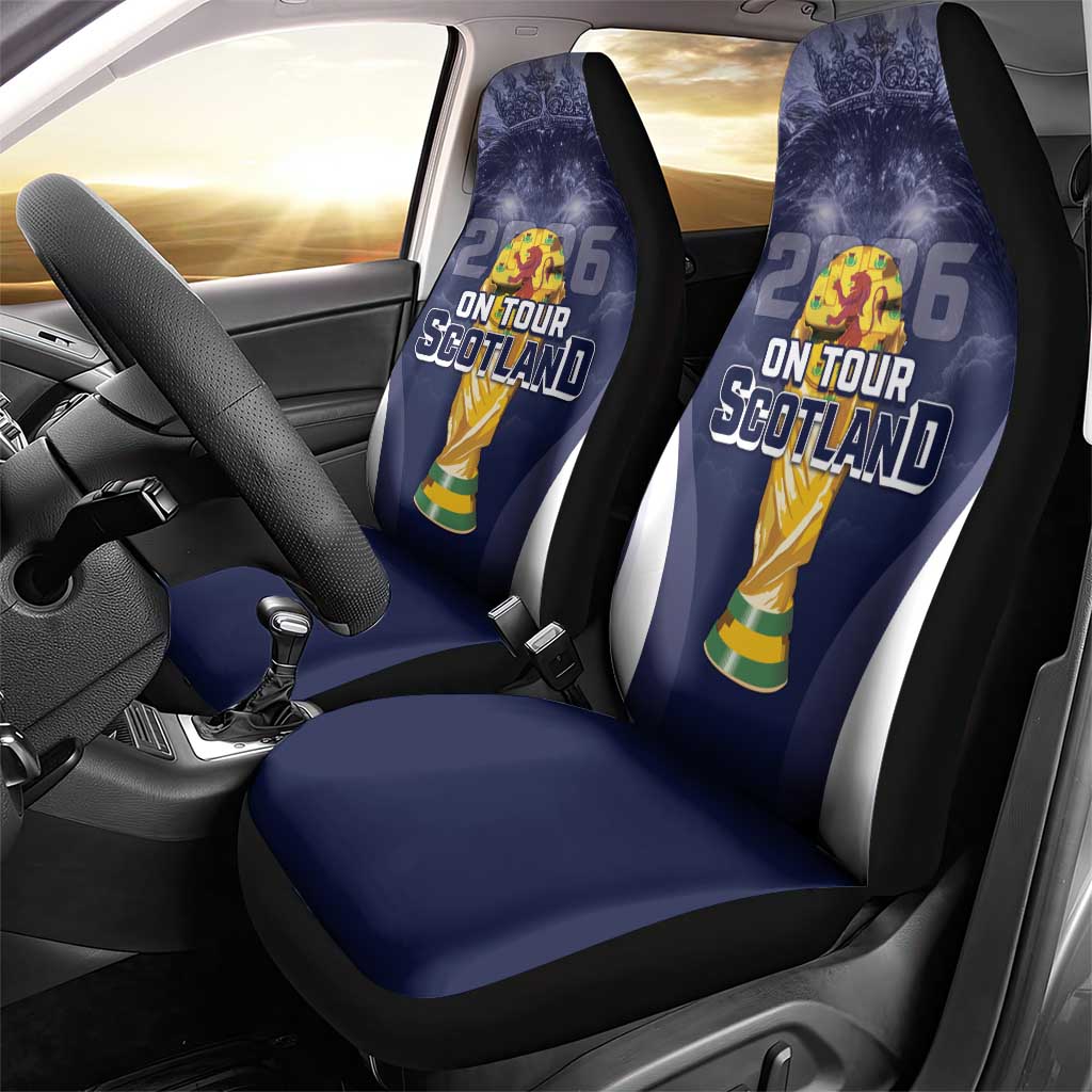 Scotland Football 2026 Car Seat Cover Scotland On Tour Trophy Style - Wonder Print Shop
