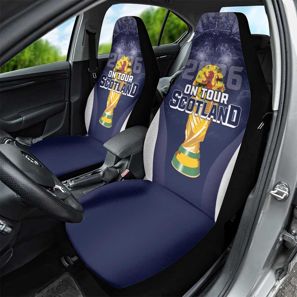 Scotland Football 2026 Car Seat Cover Scotland On Tour Trophy Style - Wonder Print Shop