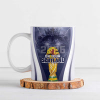 Custom Scotland Football 2026 Ceramic Mug Scotland On Tour Trophy Style - Wonder Print Shop