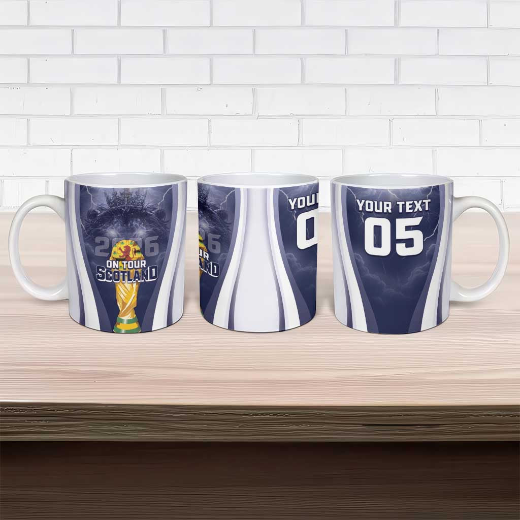 Custom Scotland Football 2026 Ceramic Mug Scotland On Tour Trophy Style - Wonder Print Shop