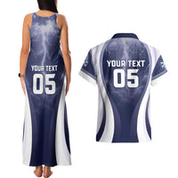 Custom Scotland Football 2026 Couples Matching Tank Maxi Dress and Hawaiian Shirt Scotland On Tour Trophy Style - Wonder Print Shop