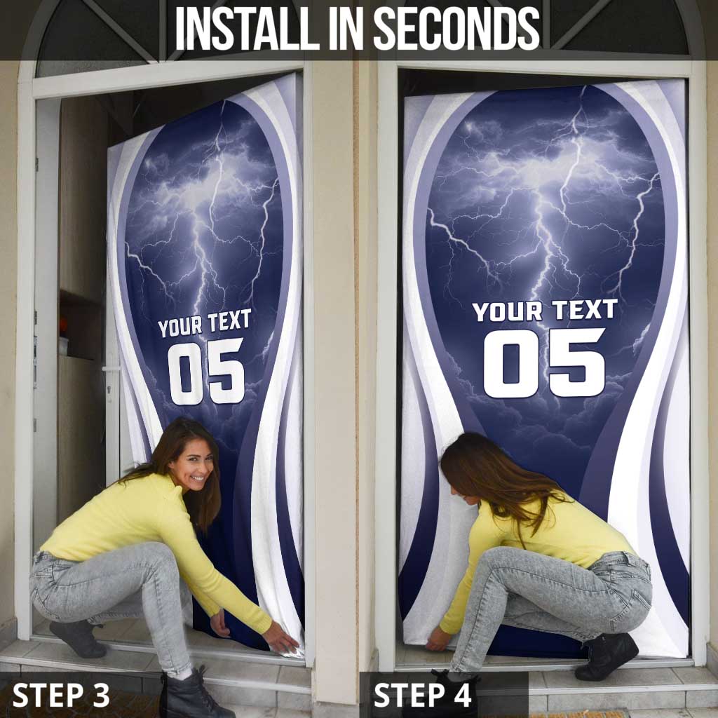 Custom Scotland Football 2026 Door Cover Scotland On Tour Trophy Style - Wonder Print Shop
