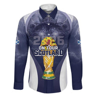 Custom Scotland Football 2026 Family Matching Puletasi and Hawaiian Shirt Scotland On Tour Trophy Style - Wonder Print Shop