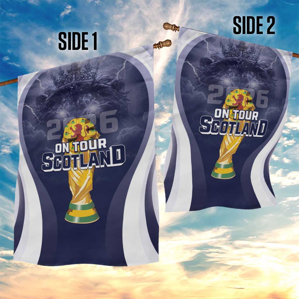 Scotland Football 2026 Garden Flag Scotland On Tour Trophy Style - Wonder Print Shop
