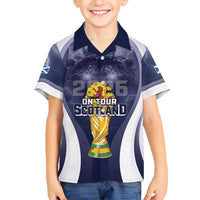 Custom Scotland Football 2026 Hawaiian Shirt Scotland On Tour Trophy Style - Wonder Print Shop