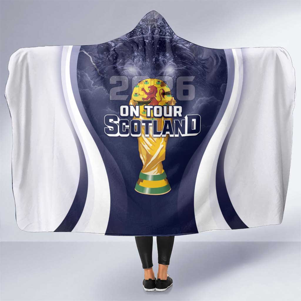 Scotland Football 2026 Hooded Blanket Scotland On Tour Trophy Style - Wonder Print Shop