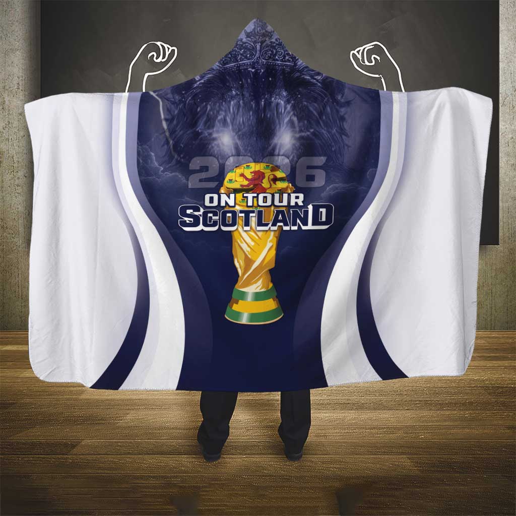 Scotland Football 2026 Hooded Blanket Scotland On Tour Trophy Style - Wonder Print Shop