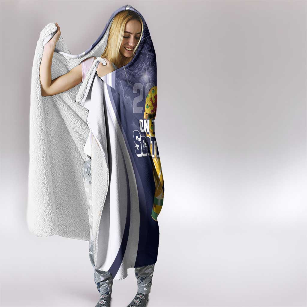 Scotland Football 2026 Hooded Blanket Scotland On Tour Trophy Style - Wonder Print Shop