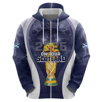 Custom Scotland Football 2026 Hoodie Scotland On Tour Trophy Style - Wonder Print Shop