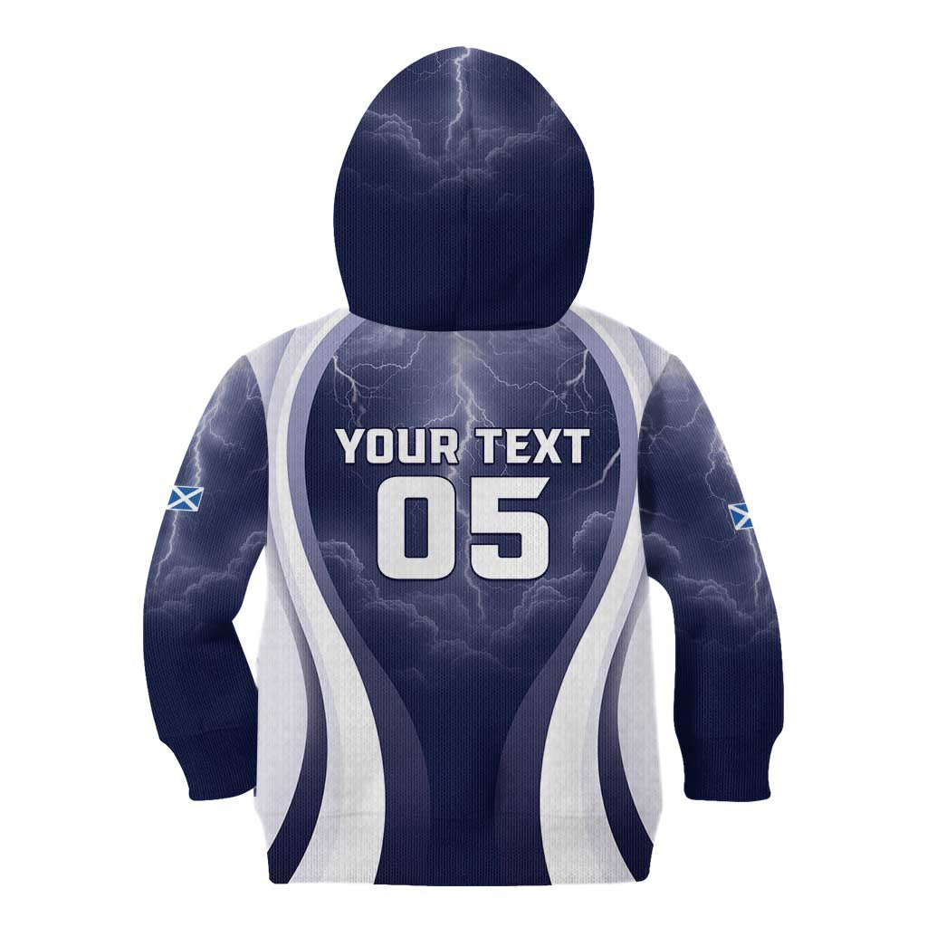 Custom Scotland Football 2026 Kid Hoodie Scotland On Tour Trophy Style - Wonder Print Shop