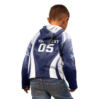 Custom Scotland Football 2026 Kid Hoodie Scotland On Tour Trophy Style - Wonder Print Shop
