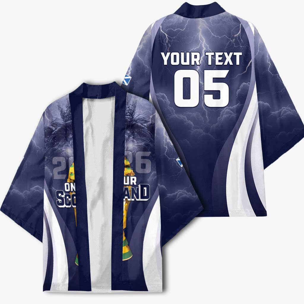Custom Scotland Football 2026 Kimono Scotland On Tour Trophy Style - Wonder Print Shop