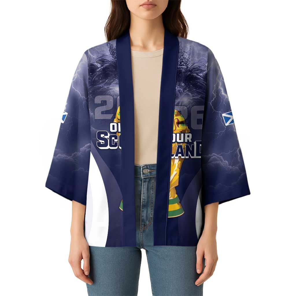Custom Scotland Football 2026 Kimono Scotland On Tour Trophy Style - Wonder Print Shop