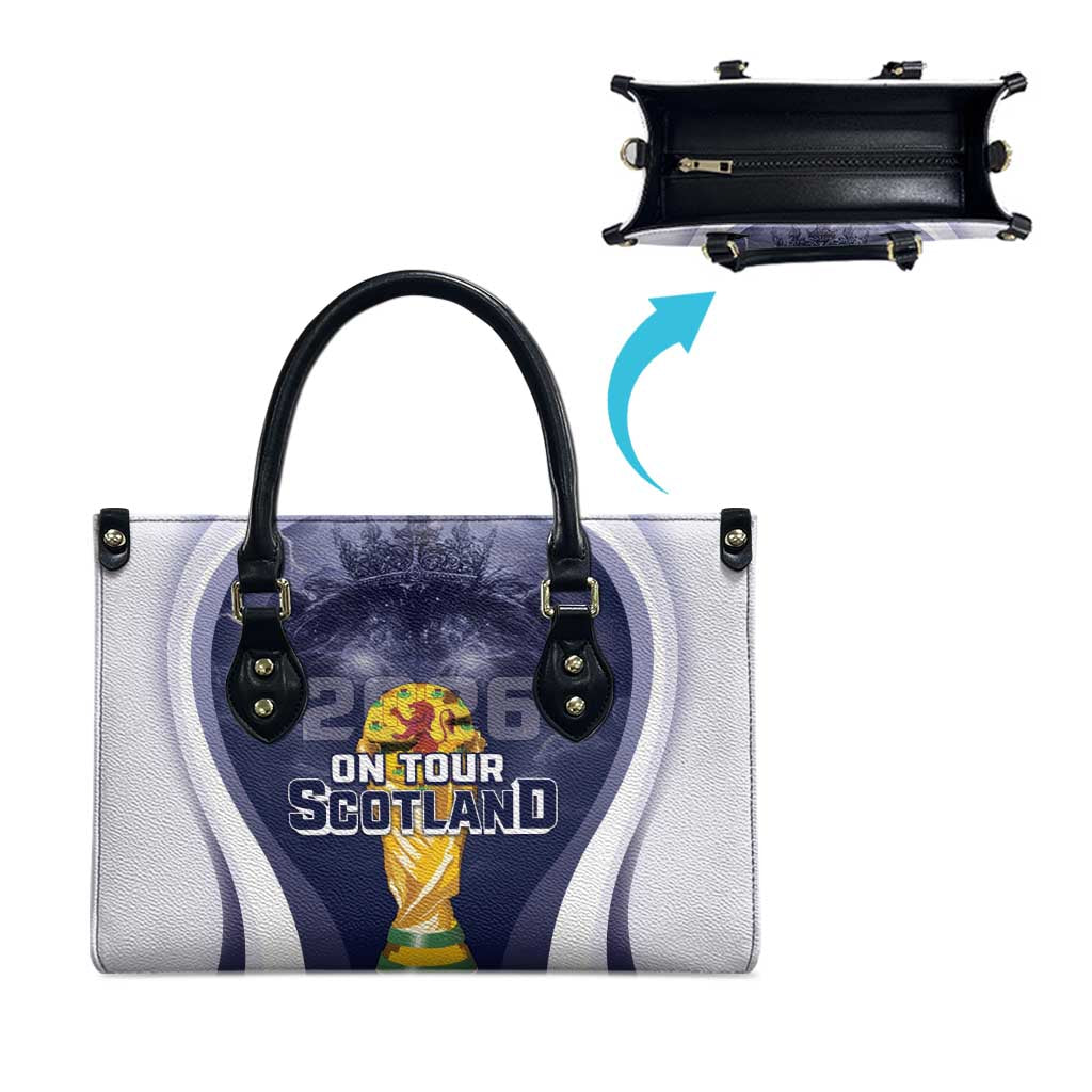 Scotland Football 2026 Leather Bag Scotland On Tour Trophy Style - Wonder Print Shop