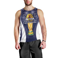 Custom Scotland Football 2026 Men Tank Top Scotland On Tour Trophy Style - Wonder Print Shop