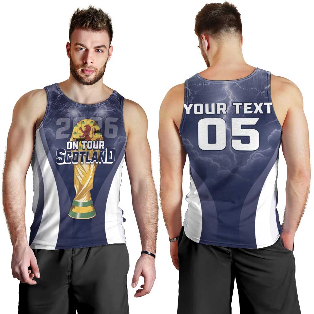 Custom Scotland Football 2026 Men Tank Top Scotland On Tour Trophy Style - Wonder Print Shop
