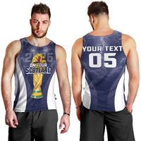 Custom Scotland Football 2026 Men Tank Top Scotland On Tour Trophy Style - Wonder Print Shop